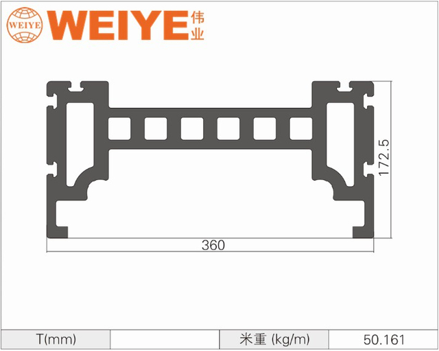 Aluminum Profiles for Mechanical Accessories