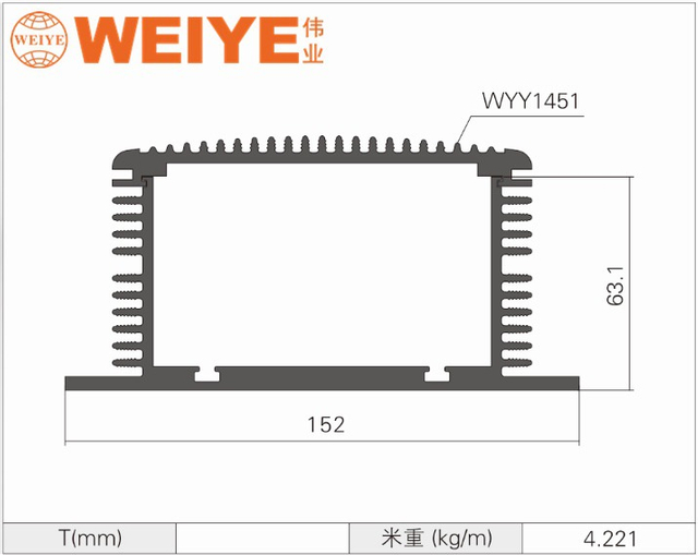 Custom Aluminum Extrusion Motor Body